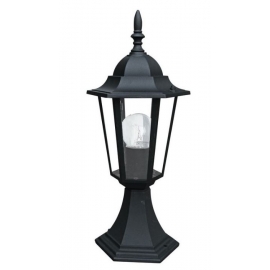 LUME MILANO NERO 1XE27 IP44 17X40,3CM