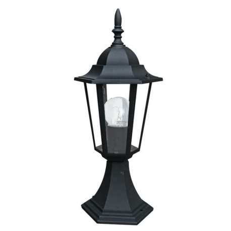 LUME MILANO NERO 1XE27 IP44 17X40,3CM