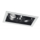 INCASSO LED APOLLO ORIENTABILE BIANCO/NERO 2X10W 1