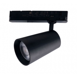 FARO BINARIO LED KONE NERO 13W 1300LM 3000K 12,5X1