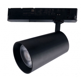 FARO BINARIO LED KONE NERO 42W 4200LM 4000K 15,5X1