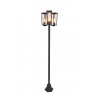 COLUNA PINE PRETA 3xE27 MAX 40W IP44 2.0m