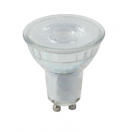 LAMPADINA LED GU10 VETRO 4,5W 355LM 3000K 38° 50*5