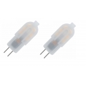 KIT 2PZ LAMPADAS LED G4 12V AC/DC 1,5W 120LM 3000K