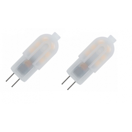KIT 2PZ LAMPADAS LED G4 12V AC/DC 1,5W 120LM 3000K