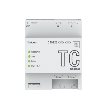 UNIDADE REMOTA TOTAL CONTROL LAN TC 649 C (cloud)