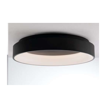 PLAFONIERA LED NOAH NERA 40W 4600LM CCT 45X13CM