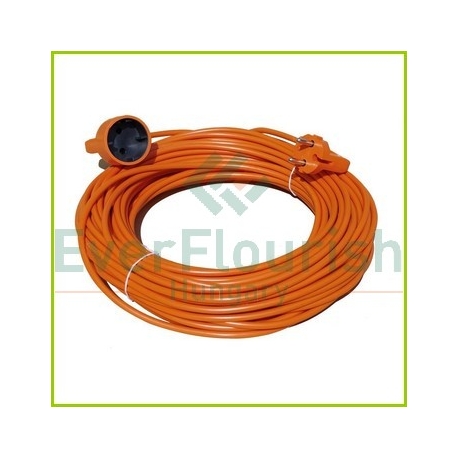 EXTENSAO 30M H05VV-F 3G1.5MM² LARANJA