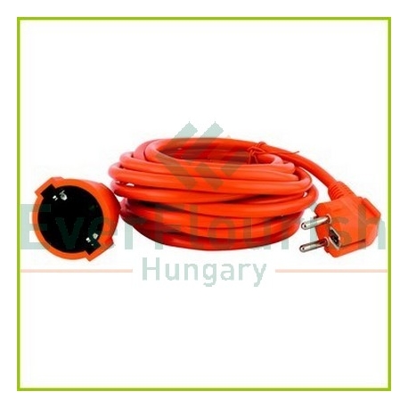 EXTENSAO 10M H05VV-F 3G1.5MM² LARANJA