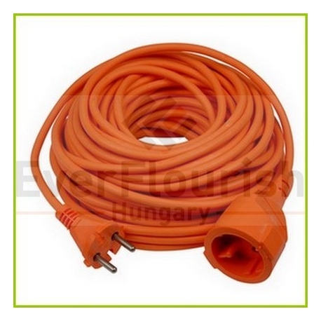 EXTENSAO 20M H05VV-F 3G1.5MM² LARANJA
