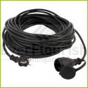 EXTENSAO 20M H05VV-F 3G1.5MM² PRETO