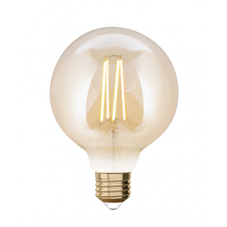 LAMPADA G95 E27 LED 7.5W 750Lm 2200-5500K AMBER