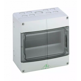 QUADRO saliente AKe 09 9TE 200x200x122mm IP55 IK07