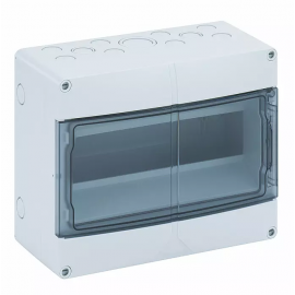 QUADROsaliente AKe 12 12TE 250x200x122mm IP55 IK07
