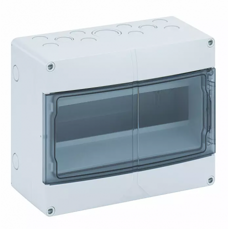 QUADROsaliente AKe 12 12TE 250x200x122mm IP55 IK07