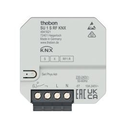 ACTUADOR COMUTAÇÃO SU 1 S RF KNX