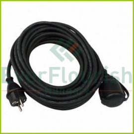 EXTENSÃO 10M H05RR-F 3x1.5MM2 IP44 PRETO