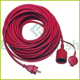 EXTENSÃO 25M H05RR-F 3x1.5MM2 IP44 VERMELHO