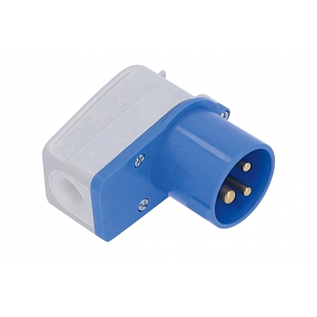 CEE ANGLED PLUG 230V 16A 3-POLE IP44