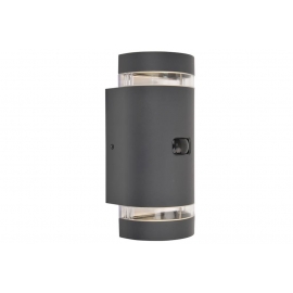 APLIQUE FOCUS 2x GU10 C/ DETECTOR IP44