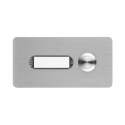 BOTAO CAMPAINHA ETA 520 AÇOinox 12V AC 120x60x18mm