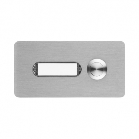 BOTAO CAMPAINHA ETA 520 AÇOinox 12V AC 120x60x18mm