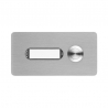BOTAO CAMPAINHA ETA 520 AÇOinox 12V AC 120x60x18mm