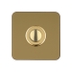 BOTAO CAMPAINHA 12V AC 50x50x17mm "gold look" IP44