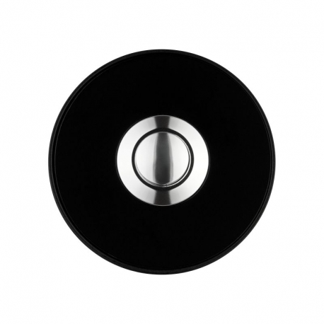 BOTAO CAMPAINHA 12V AC Ø50x17mm PRETO IP44