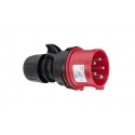 FICHA CEE, IP44, 32A, 4 POLOS, 110V, 4H, AMARELO, 