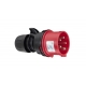 FICHA CEE, IP44, 32A, 4 POLOS, 110V, 4H, AMARELO, 