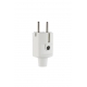 FICHA MACHO SCHUKO TPE CINZA IP20 1.5mm2 REF.1505