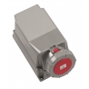 FICHA DE PAREDE CEE, IP67, 125A, 4 PÓLOS, 230V, 9H