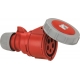 CONECTOR CEE, IP67, 16A, 5 PÓLOS, 500V, 7H, PRETO