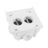 CAIXA ENCASTRAR BOWAmaxi BRANCA 2x SCHUKO IP20