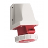 FICHA DE PAREDE CEE, IP67, 32A, 4 POLOS, 400V, 6H,