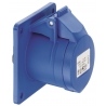 FICHA FLANGEADA CEE, RETA, IP44, 32A, 5 POLOS, 500