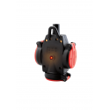 FICHA TRIPLA SCHUKO BORRACHA ENC IP54 2.5mm2