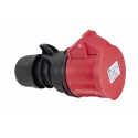 CONECTOR CEE, IP44, 16A, 5 PÓLOS, 230V, 9H, AZUL, 