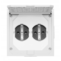 TAMPA+CX BOWAcompact CHÃO 2x SCHUKO IP41
