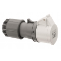 CONECTOR DE PAREDE CEE, IP44, 16A, 3 POLOS, 24/42V