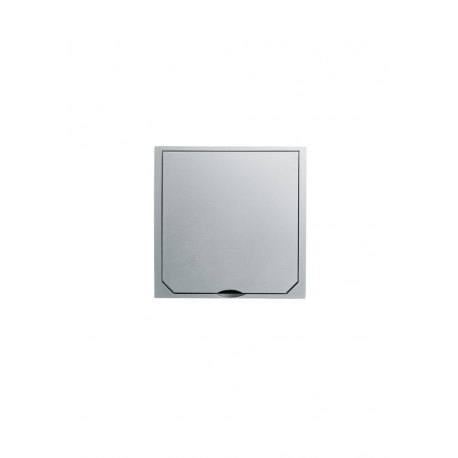 TAMPA BOWAmaxi CHÃO 112X112mm STAINED STEEL IP41