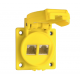 TOMADA AMARELA 1x RJ45 Cat.6 IP55