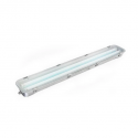 e93 ARMADURA AÇO INOX DIF VIDRO TEMPERADO 2x1500mm IK09 IP66