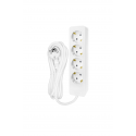 Bloco 4x SCHUKO 2P+T 16A, 1.5m, branco