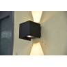 ARMADURA PAREDE PRETA QADRA LED 4.3W 3000K IP54