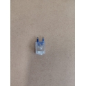 FICHA EURO 10A 250V TRANSPARENTE