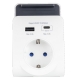 CARREGADOR 2x USB A+C PORTA TELEMOVEL
