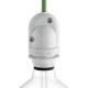 CASQUILHO BRANCO E27 EIVA termoplastico IP65 (Max 12W LED)