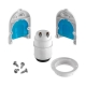 CASQUILHO BRANCO E27 EIVA termoplastico IP65 (Max 12W LED)